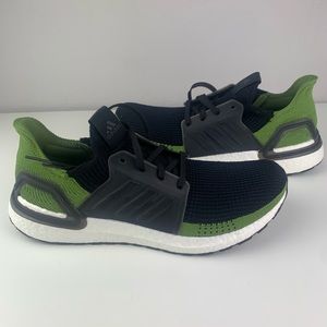 Adidas UltraBOOST 19 Black Tech Olive Running Shoe
